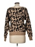 Unbranded Animal Print Brown Cardigan Size L (estimated) - photo 2