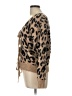 Unbranded Animal Print Brown Cardigan Size L (estimated) - photo 5