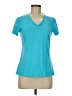 Nike 100% Polyester Teal Active T-Shirt Size M - photo 1