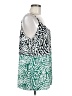 CAbi 100% Polyester Green Sleeveless Top Size M - photo 4