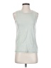 Gap Solid Green Sleeveless T-Shirt Size XS - photo 1