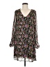 Louna 100% Polyester Floral Black Casual Dress Size M - photo 1