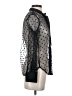 J.Crew 100% Polyamide Polka Dots Black Long Sleeve Blouse Size 00 - photo 4