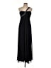 Xscape 100% Polyester Black Blue Cocktail Dress Size 10 - photo 1