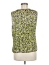 Kasper 100% Polyester Green Sleeveless Blouse Size M - photo 2