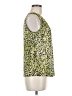 Kasper 100% Polyester Green Sleeveless Blouse Size M - photo 4