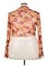 Shein Curve Orange Long Sleeve Blouse Size 4X - photo 2