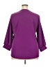 Unbranded 100% Polyester Purple 3/4 Sleeve Blouse Size 2XL - photo 2