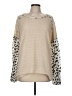 AndTheWhy Animal Print Tan Pullover Sweater Size M - photo 1