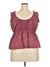 Assorted Brands 100% Polyester Burgundy Sleeveless Blouse Size 2X - photo 2