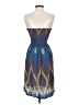 Unbranded Paisley Blue Cocktail Dress Size P (estimated, petite) - photo 2