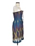 Unbranded Paisley Blue Cocktail Dress Size P (estimated, petite) - photo 4