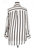 H&M 100% Polyester Stripes Ivory Long Sleeve Blouse Size 14 - photo 2
