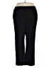 Alfred Dunner Solid Black Dress Pants Size 18W - photo 1