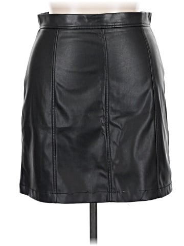 Banana Republic Factory Store Faux Leather Skirt (view 1)
