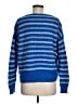 CAbi Stripes Blue Pullover Sweater Size M - photo 2