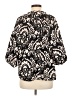 Glam 100% Polyester Black 3/4 Sleeve Blouse Size M - photo 2