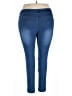 JVINI Hearts Blue Jeggings Size 3X - photo 2