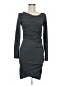 Leith Solid Gray Casual Dress Size M - photo 1
