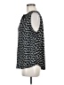 Ann Taylor LOFT 100% Polyester Black Sleeveless Blouse Size M - photo 5