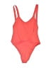 Vitamin A Solid Red One Piece Swimsuit Size M (estimated) - photo 2