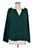 J.Crew Green Long Sleeve Blouse Size M - photo 1