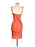American Threads Solid Orange Cocktail Dress Size S - photo 2