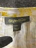 Style&Co Yellow Short Sleeve Blouse Size XXL - photo 7