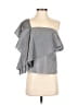 Milly 100% Cotton Gray Sleeveless Blouse Size 6 - photo 1