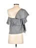 Milly 100% Cotton Gray Sleeveless Blouse Size 6 - photo 2