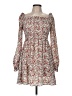 Timing 100% Polyester Floral Red Casual Dress Size M - photo 1