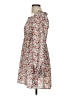 Timing 100% Polyester Floral Red Casual Dress Size M - photo 5