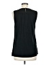 Ann Taylor LOFT 100% Polyester Black Sleeveless Blouse Size M - photo 2