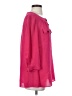 Jaeger Pink 3/4 Sleeve Button-Down Shirt Size 2Estimated - photo 4