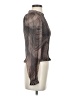 TRUTH BY REPUBLIC 100% Polyester Metallic Brown Long Sleeve Blouse Size S - photo 4