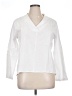 Unbranded 100% Cotton White Long Sleeve Blouse Size XL - photo 1