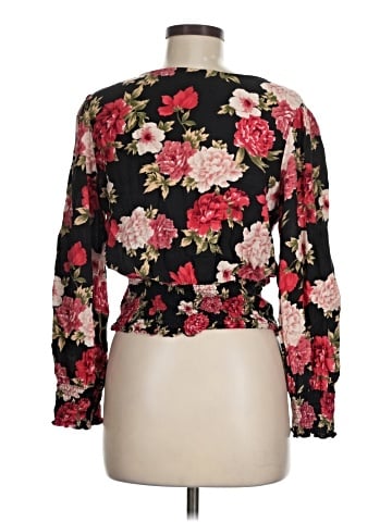 American Eagle Outfitters 3/4 Sleeve Blouse (view 2)