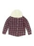 Buffalo by David Bitton 100% Polyester Plaid Burgundy Jacket Size 5 - photo 1