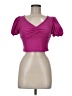 Shein Pink Short Sleeve Top Size 6 - photo 1