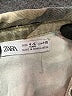 Zara Camo Green Long Sleeve Button-Down Shirt Size 4 - 5 - photo 3