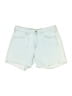 Unbranded Solid Blue Denim Shorts Size S (estimated) - photo 1
