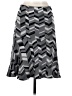 Moth Chevron-herringbone Gray Casual Skirt Size XS - photo 2