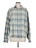 Assorted Brands Plaid Teal Long Sleeve Button-Down Shirt Size M - photo 1