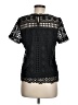 Ellison 100% Polyester Black Short Sleeve Blouse Size M - photo 2
