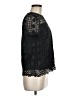 Ellison 100% Polyester Black Short Sleeve Blouse Size M - photo 4