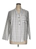 Shein Curve 100% Polyester Gray 3/4 Sleeve Blouse Size 0X - photo 1