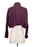 YFB Burgundy Long Sleeve Blouse Size S - photo 2