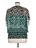 Style&Co 100% Polyester Teal Short Sleeve Blouse Size 1X - photo 2