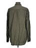 Free People Solid Green Long Sleeve Button-Down Shirt Size L - photo 2