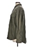 Free People Solid Green Long Sleeve Button-Down Shirt Size L - photo 5